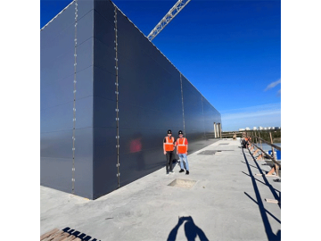 Стеновые сэндвич панели RAL7024