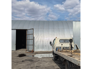 Оцинкованный арочный профнастил