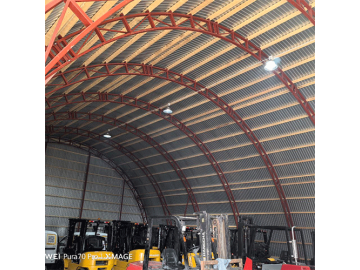 Оцинкованный арочный профнастил