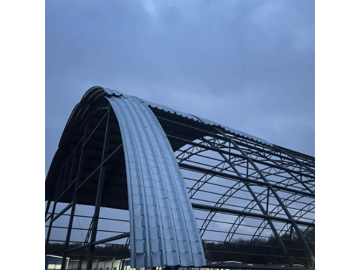 Арочный профнастил оцинкованный 