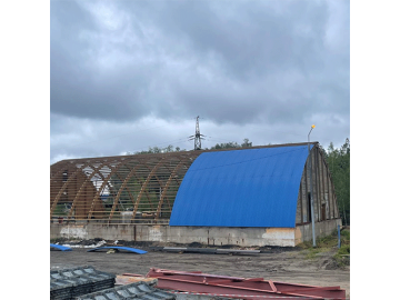 Арочный профнастил