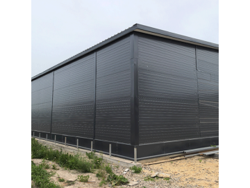 Стеновые сэндвич панели RAL7024