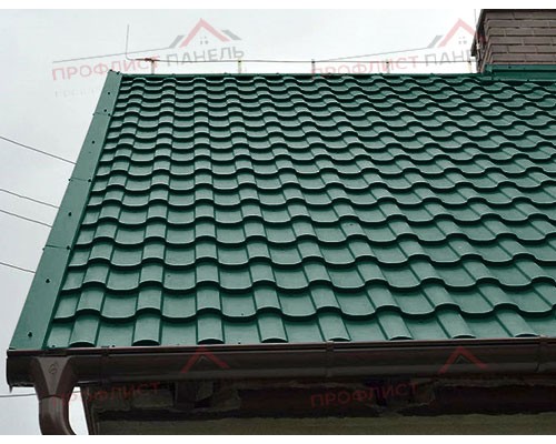 Металлочерепица Монтекристо-M-0.5 Viking E RAL6005