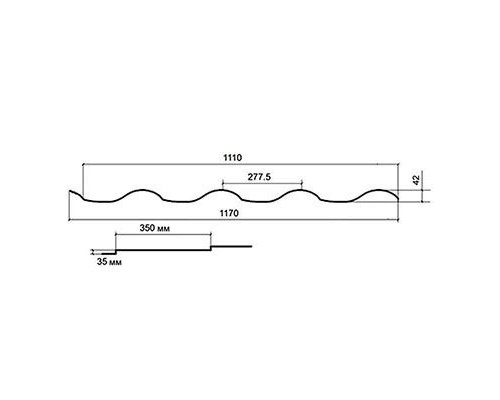 Металлочерепица Монтерроса-X-0.5 PURETAN RR750