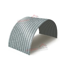 Профнастил МП10ПГ-0.5, Ширина-1100, Оцинкованный