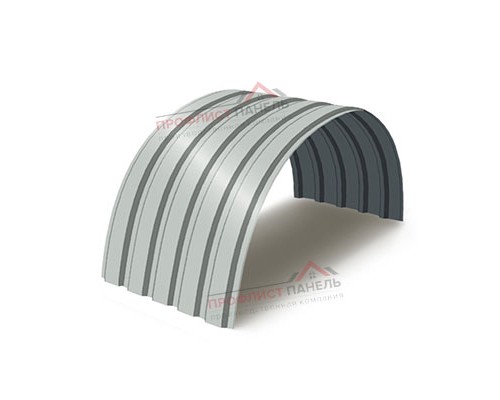 Профнастил МП35ПГ-0.5, Ширина-1035, Полиэстер RAL7035