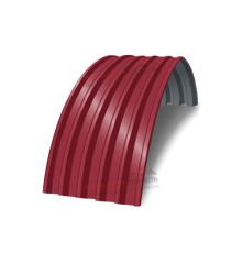 Профнастил С44ПГ-0.5, Ширина-1000, Полиэстер RAL3005