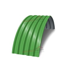 Профнастил С44ПГ-0.5, Ширина-1000, Полиэстер RAL6018