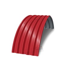 Профнастил С44ПГ-0.5, Ширина-1000, Полиэстер RAL3020