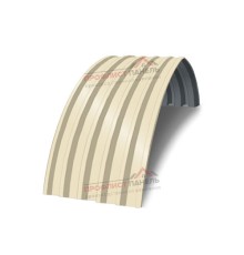 Профнастил С44ПГ-0.5, Ширина-1000, Полиэстер RAL1015