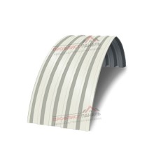 Профнастил С44ПГ-0.5, Ширина-1000, Полиэстер RAL9003