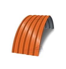 Профнастил С44ПГ-0.5, Ширина-1000, Полиэстер RAL2004