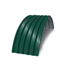 Профнастил С44ПГ-0.5, Ширина-1000, Полиэстер RAL6005