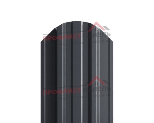 Штакетник металлический GOOD-O 16,5х118-0.45 Полиэстер RAL7024