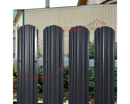 Штакетник металлический GOOD-O 16,5х118-0.45 Полиэстер RAL7024