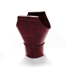 Воронка выпускная D150/100-0.6 Пластизол двухсторонний RAL3005