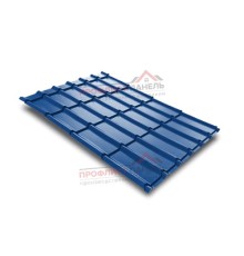 Металлочерепица Экоррей 0,3 мм, Полиэстер RAL 5005.