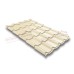 Металлочерепица камея 0,5 Satin RAL 1015 светлая слоновая кость