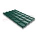 Металлочерепица камея 0,45 Drap RAL 6005 зеленый мох