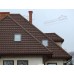 Металлочерепица камея 0,5 Satin RAL 8017 шоколад