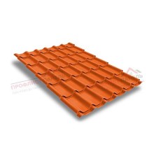 Металлочерепица классик плюс 0.45 PE RAL 2004.