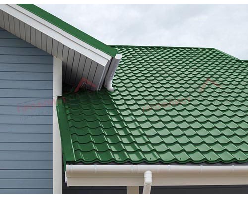 Металлочерепица классик 0,45 PE RAL 6002 лиственно-зеленый
