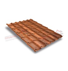 Металлочерепица классик плюс 0.45 Safari Twincolor Orange.