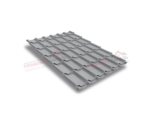 Металлочерепица классик 0,5 Satin RAL 7004 сигнальный серый