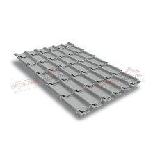 Металлочерепица классик плюс 0.5 Satin RAL 9006.