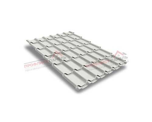 Металлочерепица классик плюс 0.5 Satin RAL 9002.