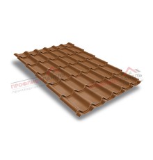 Металлочерепица классик 0,5 Quarzit Cuprum Steel