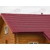 Металлочерепица кредо 0,45 PE RAL 3003 рубиново-красный