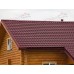 Металлочерепица кредо 0,45 Drap RAL 3005 красное вино