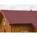 Металлочерепица кредо 0,45 PE RAL 3011 коричнево-красный