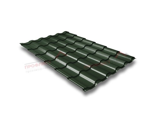 Металлочерепица кредо 0,5 GreenСoat Pural Matt RR 11 темно-зеленый (RAL 6020 хромовая зелень) Металлочерепица кредо 0,5 GreenСoat Pural Matt RR 11 темно-зеленый (RAL 6020 хромовая зелень)