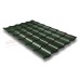 Металлочерепица кредо 0,5 GreenСoat Pural Matt RR 11 темно-зеленый (RAL 6020 хромовая зелень)