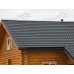 Металлочерепица кредо 0,45 Drap RAL 7016 антрацитово-серый