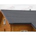Металлочерепица кредо 0,5 GreenСoat Pural RR 23 темно-серый (RAL 7024 мокрый асфальт)
