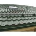Металлочерепица квинта плюс c 3D резом 0,5 Velur20 RAL 6020 хромовая зелень.