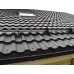 Металлочерепица квинта плюс c 3D резом 0,5 Velur20 RAL 9005 черный.