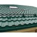 Металлочерепица квинта плюс c 3D резом 0,45 Drap RAL 6005 зеленый мох.