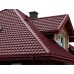 Металлочерепица квинта плюс 0,45 Drap RAL 3005 красное вино
