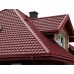 Металлочерепица квинта плюс 0,5 Satin RAL 3011 коричнево-красный