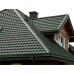 Металлочерепица квинта плюс 0,5 Velur RAL 6020 хромовая зелень