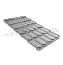 Металлочерепица квинта плюс 0,45 PE RAL 7004 сигнальный серый