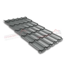 Металлочерепица квинта плюс 0,45 PE RAL 7005 мышино-серый