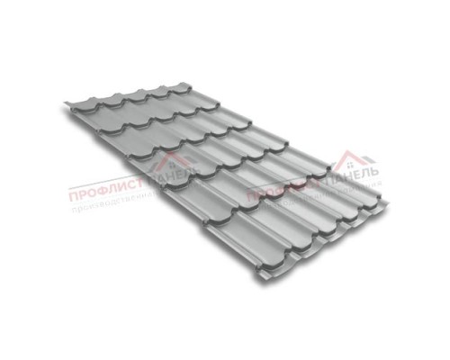 Металлочерепица квинта плюс 0,5 Satin RAL 9006 бело-алюминиевый Металлочерепица квинта плюс 0,5 Satin RAL 9006 бело-алюминиевый