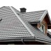 Металлочерепица квинта плюс 0,5 Satin RAL 9006 бело-алюминиевый