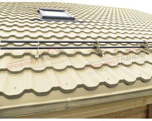 Металлочерепица модульная квинта Uno c 3D резом 0,45 PE RAL 1014 слоновая кость
