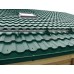 Металлочерепица модульная квинта Uno c 3D резом 0,5 Velur RAL 6005 зеленый мох